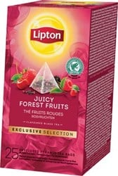 Lipton thee, Bosvruchten, Exclusive Selection, doos van 25 zakjes