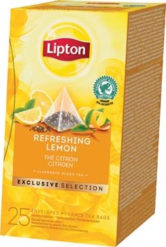 Lipton thee, Citroen, Exclusive Selection, doos van 25 zakjes