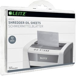 Papierversnipperaar olie op vellen Leitz IQ 12vel