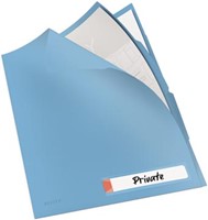 Leitz Cosy L-map met tabbladen, 3 compartimenten, ft A4,  PP van 200 micron, ondoorzichtig, blauw-2