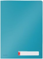 Leitz Cosy L-map met tabbladen, 3 compartimenten, ft A4,  PP van 200 micron, ondoorzichtig, blauw