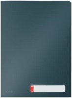Leitz Cosy L-map met tabbladen, 3 compartimenten, ft A4,  PP van 200 micron, ondoorzichtig, grijs