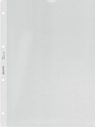 Leitz showtas A4 glashelder 130 micron 4-rings 100 stuks