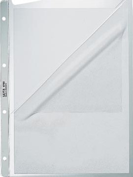 Showtassen A4 120 micron 2 zijden open (L-model) 11-rings Leitz 100 stuks