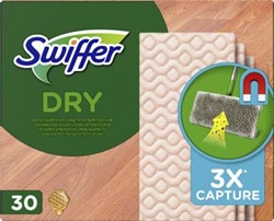 Swiffer Dry navulling  doekjes met bijenwas voor parket  pak van 30 stuks