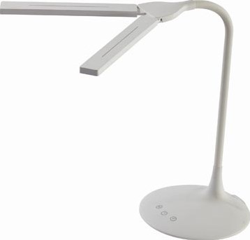 ALBA LED draadloze LED bureaulamp Twin, wit
