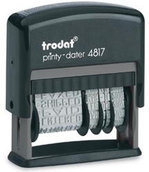 Trodat tekststempel met datum Printy 4817 woorden: faxé le par e-mail reçu le répondu le saisi le...
