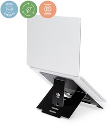 Laptopstandaard R-Go Tools zwart voor laptops tussen de 10 en 22 inch