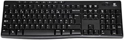 Toetsenbord Logitech K270 Azerty zwart