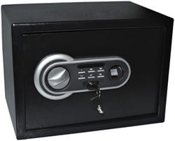 Kluisje 350x250x250mm fingerprint electronisch zwart