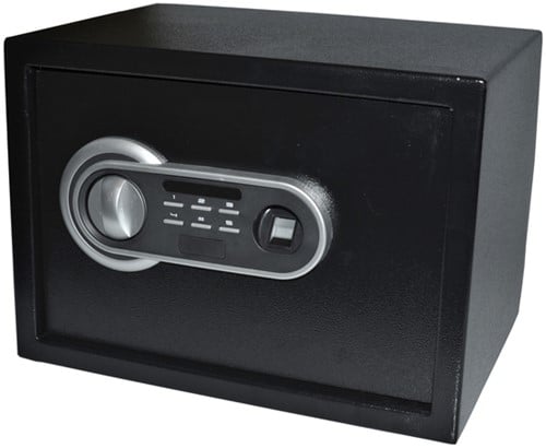 Kluisje 350x250x250mm fingerprint electronisch zwart-2