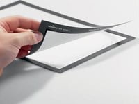 Infoframe Durable Duraframe A4 zelfklevend zwart 2 stuks-3