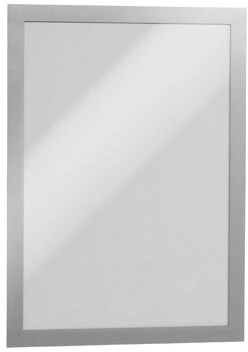 Durable Duraframe A4 zelfklevend zilver 2 stuks-2