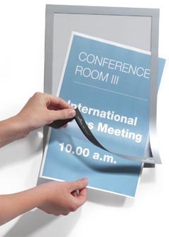 Duraframe Durable 488223 A4 zilvergrijs-2