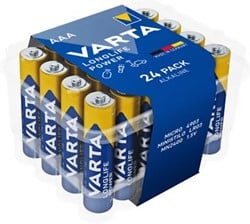 AAA batterij Varta Longlife Power pak van 24 stuks