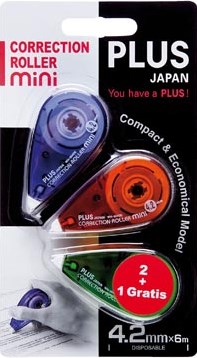 Correctieroller mini 2 + 1 gratis