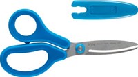 Plus FitCut Curve KIDS schaar, fluorine bladen, 14,5 cm, blauw, op blister-2