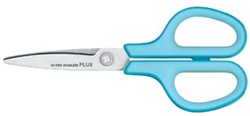 Plus FitCut Curve SMART schaar, 17,5 cm, blauw, op blister