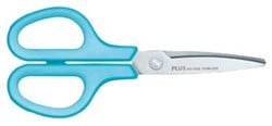 Plus FitCut Curve SMART schaar voor linkshandigen, 17,5 cm, blauw, op blister