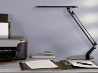 Unilux LED bureaulamp Rumbaled zwart-1