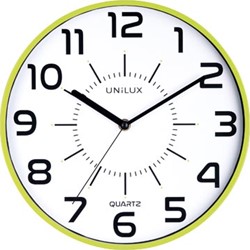Unilux wandklok Pop diameter 28 cm groen
