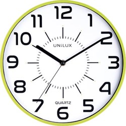 Unilux wandklok Pop diameter 28 cm groen