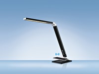 Bureaulamp met draadloze oplader ledlamp Magic plus zwart