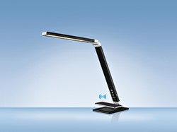 Bureaulamp met draadloze oplader ledlamp Magic plus zwart