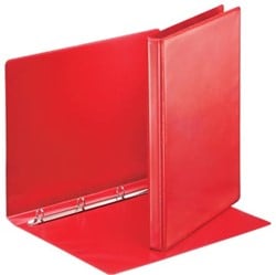 Presentatieringband 4 ringen 16 mm rood