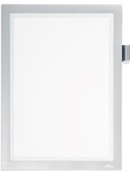 Durable duraframe magnetisch kader Note A4 zilver