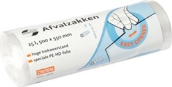 Vuilniszak 30 liter Universal Plus 7 micron transparant 50 stuks
