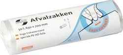 Vuilniszakken 50 liter 10 micron 63 x 70 cm wit 50 stuks