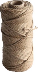 Jute bindtouw van 75 m naturel