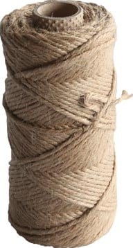 Jute bindtouw van 75 m naturel