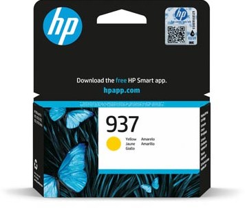 Inktcartridge HP 4S6W4NE 937 geel