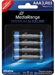 AAA batterij MEDIARANGE Premiun 4 stuks