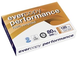 Printpapier 100% gerecycled Clairefontaine Evercopy Performance 80 gram pak van 500 vel