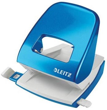 Leitz WOW 5008 perforator 2 gaats 30vel blauw op blister