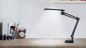 Hansa LED 4 Stars bureaulamp zwart-3