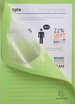 Exacompta L-map met venster Forever® groen pak van 100 stuks-3