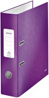 Leitz Wow ordner A4 paars 8 cm rug-3
