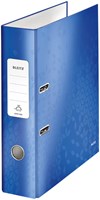Leitz WOW ordner 2 rings A4 rug van 8 cm blauw-3