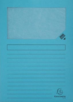 Exacompta L-map Forever voor A4 pak van 25 stuks lichtblauw