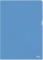 Insteekmap L-map Esselte standaard A4 PP blauw