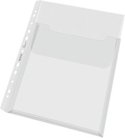 Harmonica showtas Leitz Premium met bovenklep PP 150 micron A4 glashelder 5 stuks