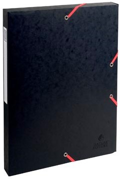 Exacompta elastobox Exabox zwart rug van 2,5 cm