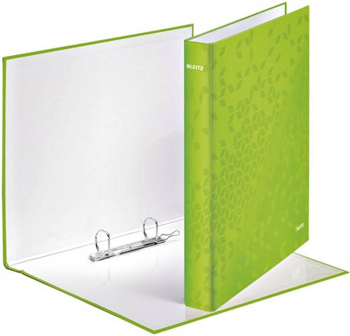 Ringband Leitz WOW A4 maxi 2-rings D-mechaniek 25mm groen