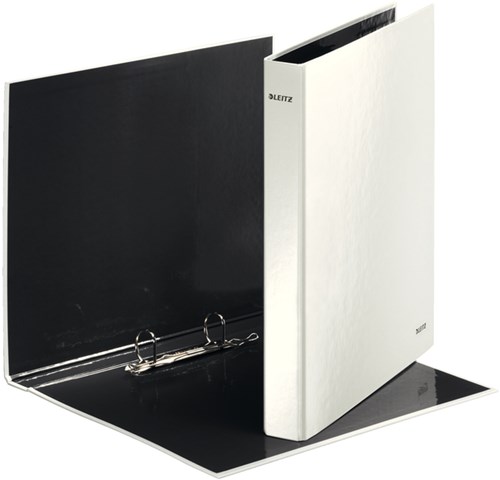Ringband Leitz WOW A4 2-rings D-mech 25mm karton wit-2