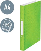 Ringband Leitz WOW A4 2-rings O-mechaniek 25mm PP groen-5