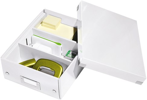 Sorteerbox Leitz WOW Click & Store 220x100x282mm wit-2